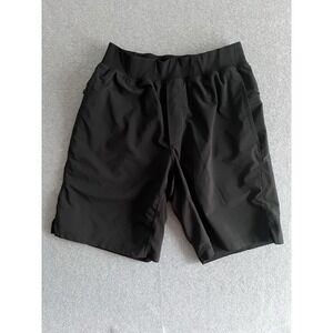 Fabletics Men's Black Lined Athletic 8" Shorts Size S Stretch Gym Workout Run